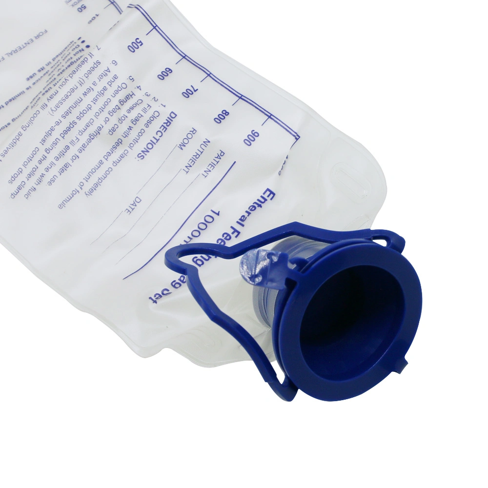 1000ml China Factory Price Sale Disposable Medical Enteral Feeding Bag with CE&ISO Certificate