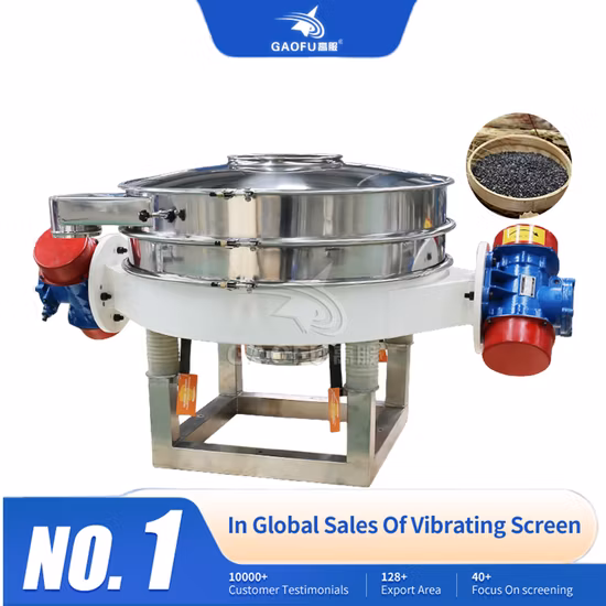 Garlic Onion Ginger Powder Grading Sieving Vibration Straight Row Sieve Sifter Machine