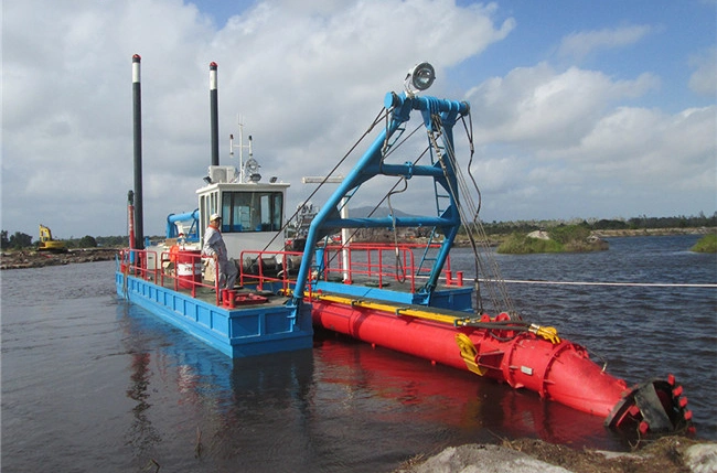 Sand Gravel Dredging Machine Cutter Suction Dredger Dredge Boat Equipment