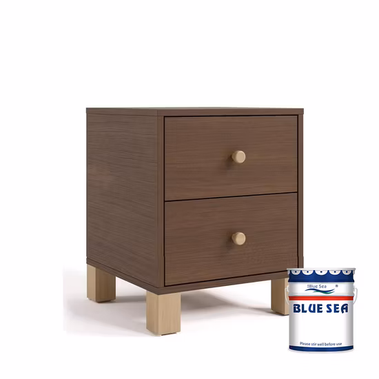 Youbang PU pintura de muebles transparente de secado rápido/pintura para madera