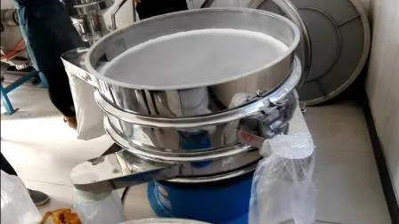 Pantalla separadora vibratoria circular de tamizado de clasificación de café de partículas
